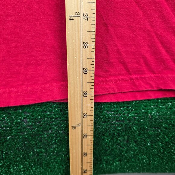 Oakley Tshirt Men XL Red Long Sleeve Regular Fit Logo Print Surfer Skater Casual - Picture 4 of 6